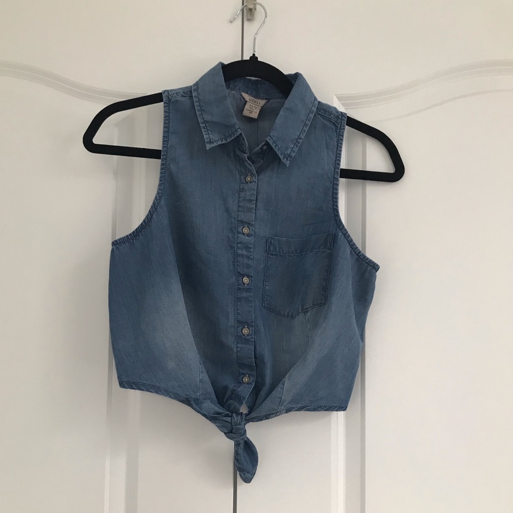 Guess Tie-Front Shirt